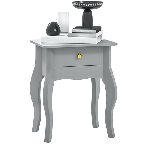 Homcom french style end table - homcom,