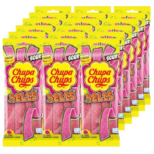 18x chupa chups belts sour - chupa,