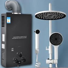 Gas Tankless Water Heater Camping Shower LPG Tankless Water Heater Boiler 6 8 10 12 16 18L