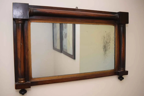 Regency rosewood overmantle - regency,