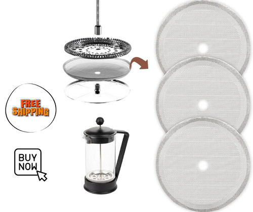 Pack 75in cafetiere mesh - 3,