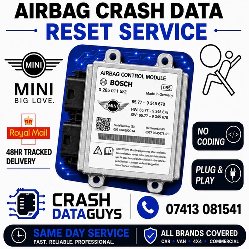 Mini airbag srs crash data - mini,
