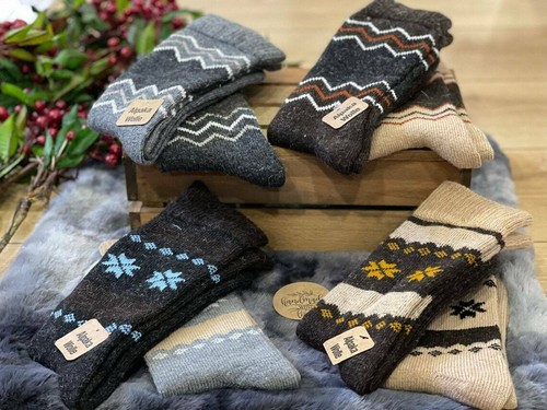 Alpaca wool thermal - wool, socks