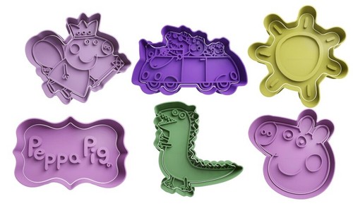 Peppa pig cookie cutters - pig,