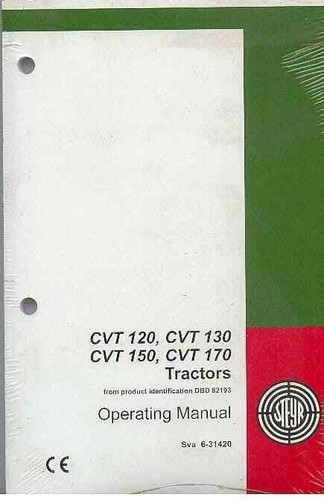 Steyr tractor cvt120 cvt130 - tractor,