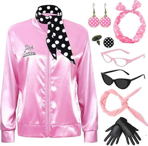 Pink ladies jacket grease - ladies,