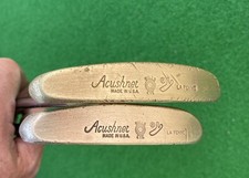Titleist Bulls Eye LaFemme Right Handed Ladies Brass Headed Putters. X2.