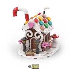 Gingerbread House | Christmas Winter | Kit Made With Real LEGO
