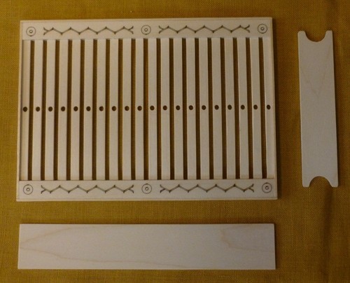 Rigid heddle hand - heddle,