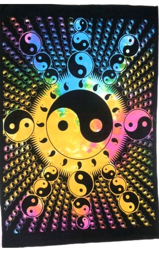 Multicolour ying yang - yang, indian