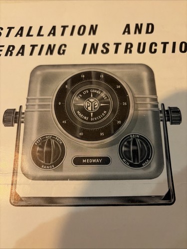 Pye medway echo sounder - pye, pm135