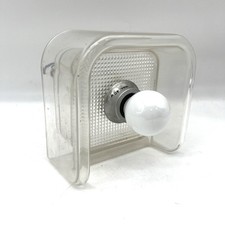 Jet Wall Lamp By Makio Hasuike For Guzzini, 1970s Transparent