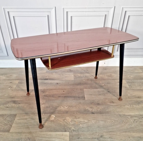 Vintage formica coffee table - table,
