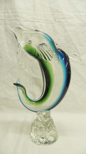 Large Hand-blown Blue, Green &