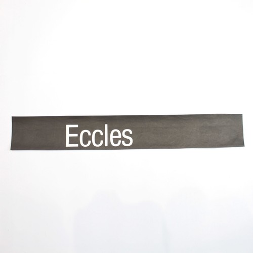 Eccles bus blind - , destination