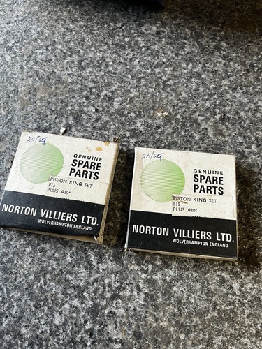 Villiers f15 piston ring set - f15, x
