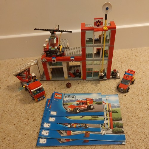 Lego city 60004 fire station - city,