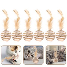 6Pcs Interesting Cat Toys Cat Ball Toys Funny Kicking Household cat toys cat toy