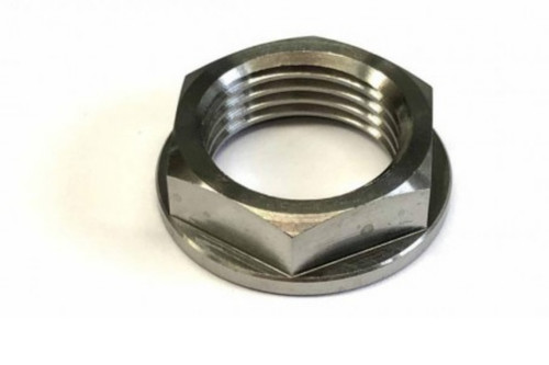 Front titanium axle spindle - front,