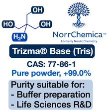 Trizma® (Tris) Base High purity powder | Lab & R&D Grade Buffers | CAS: 77-86-1
