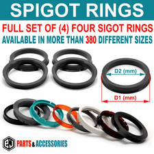 Spigot Rings SET OF 4 Alloy