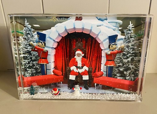 Christmas snow globe block - christmas,