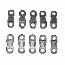 50Pcs Buckles Black For Paracord Bracelets Plastic Safety Clasp Side Release