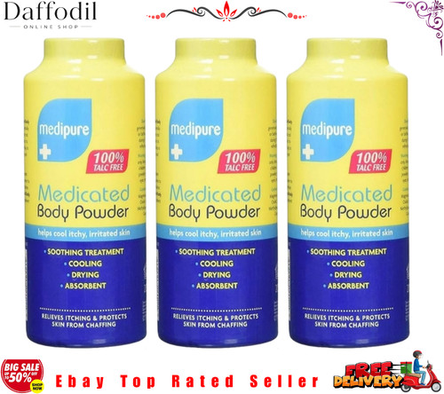 Medicated body powder - medicated,