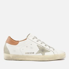 Women's Golden Goose Superstar Leather Trainers in White