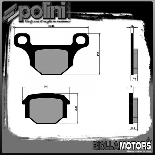 174 0187 front polini - polini, brake
