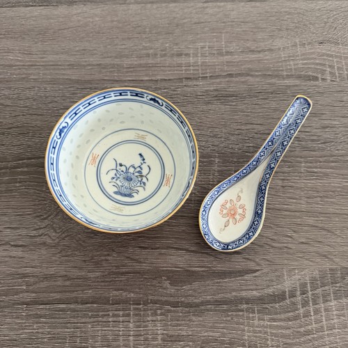 Vintage chinese blue white - vintage,