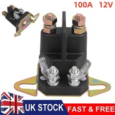 Lawn Mower Starter Solenoid 12-Volt 4-Poles Solenoid For Most Ride On Lawnmowers