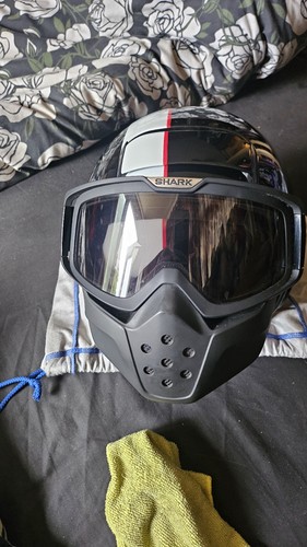 Shark jet motorcycle - jet, helmet