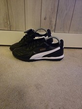 Puma King Mens Astro Turf Football Trainers Size UK 8.5 Black Immaculate