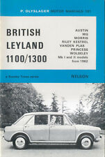 Austin Morris MG Riley Vanden Plas Princess Wolseley 1100 1300 Mk I & II Manual