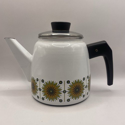 Vintage enamel retro coffee - vintage,