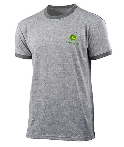 John deere active shirt grey - john,