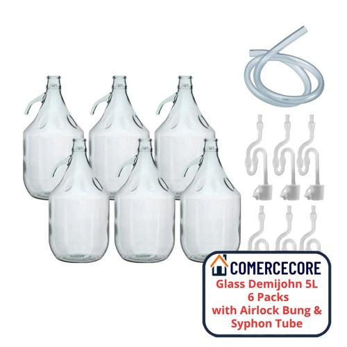 Glass demijohn pack - glass, wine