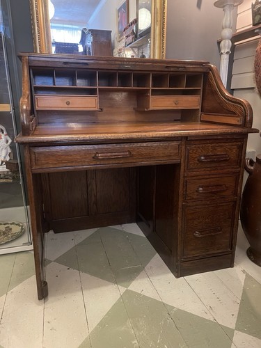 Antique oak three quarter - antique,