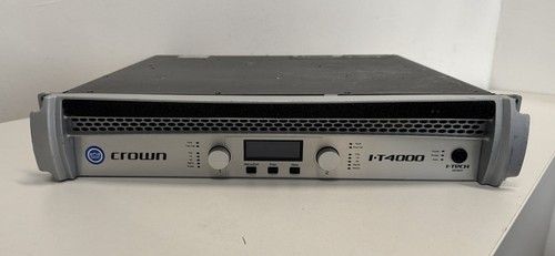 Crown t4000 amplifier faulty - crown, i-t4000