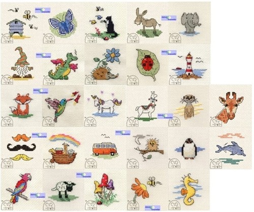 Mouseloft mini cross stitch - mouseloft,