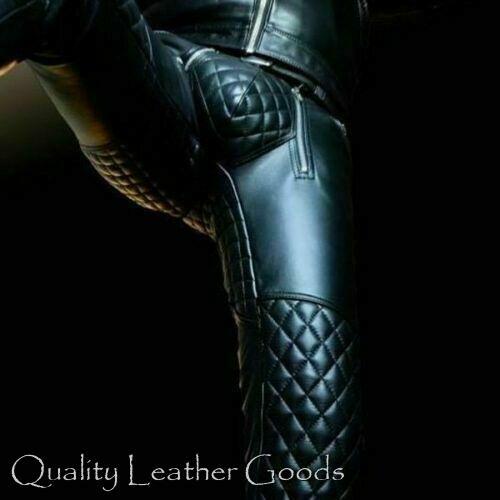 Mens breeches padded leather - mens,