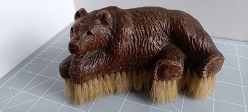 Antique black forest bear - black,