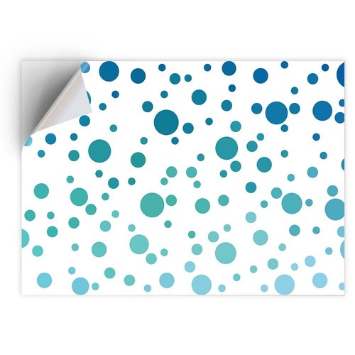 Vinyl sticker blue - a4,