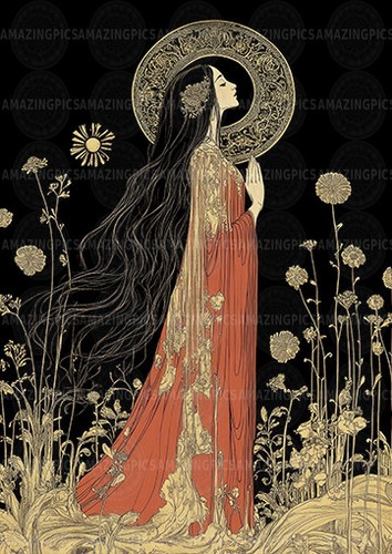Mary magdalene art nouveau - magdalene,