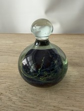 Signed Mdina Glass Paperweight