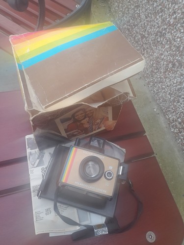 Vintage polaroid super colour - vintage,