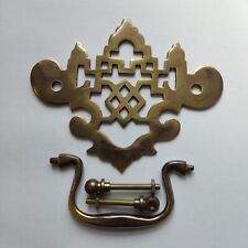 1 x Plate Handles P1520 4.3/8" - Solid Brass 112mm Armac