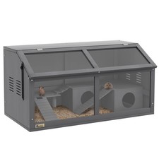 PawHut Wooden Hamster Cage for
