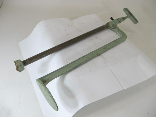 Vintage brass stirrup pump - vintage,